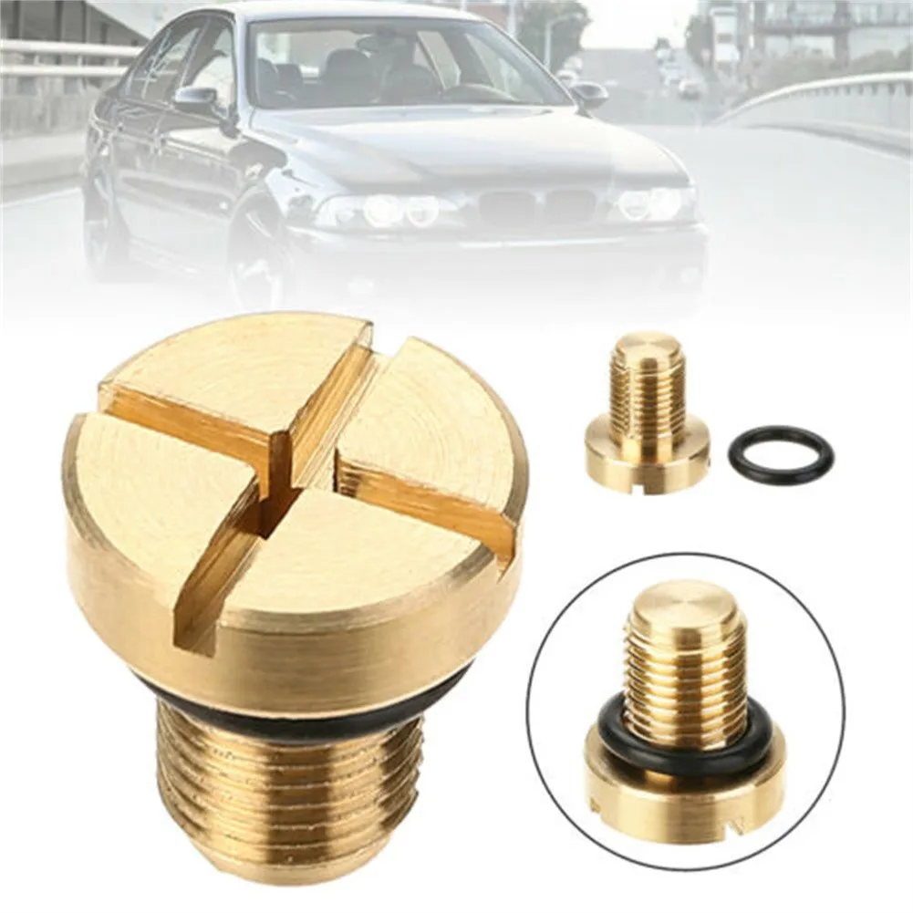 

For BMW E46 E90 E39 1pc Screw With O-ring Coolant Tank Bleeder Screw Radiator Hose Bleed Vent Screw 17111712788 High Quality