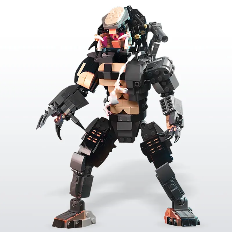 

Movie Collection Action Figures Predatored Model Building Blocks Star Alien-warrior Bricks Kids DIY Assembled Toys Xmas Gifts