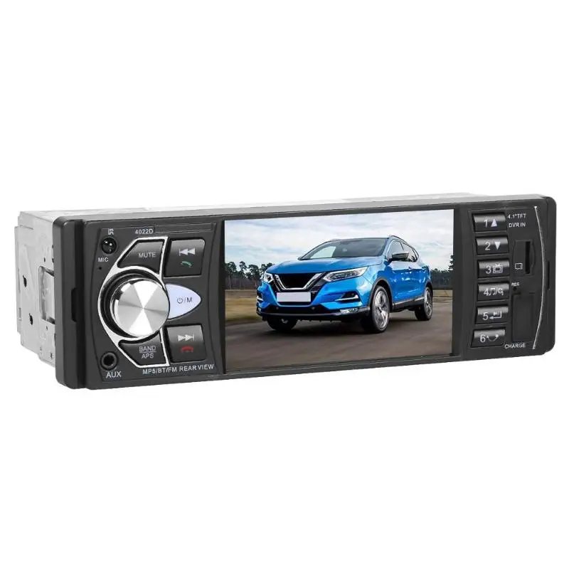 4 1 дюймов Автомагнитола din 4022d FM радио авто аудио стерео Bluetooth Поддержка камеры