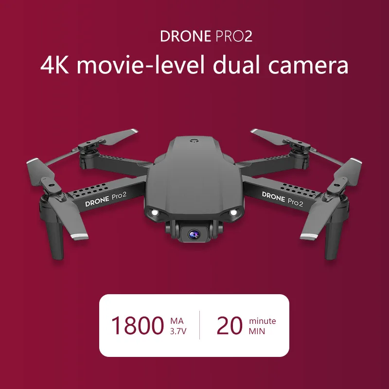 Мини-Квадрокоптер E99 Pro2 с камерой Wi-Fi FPV 20 минут полета | Игрушки и хобби