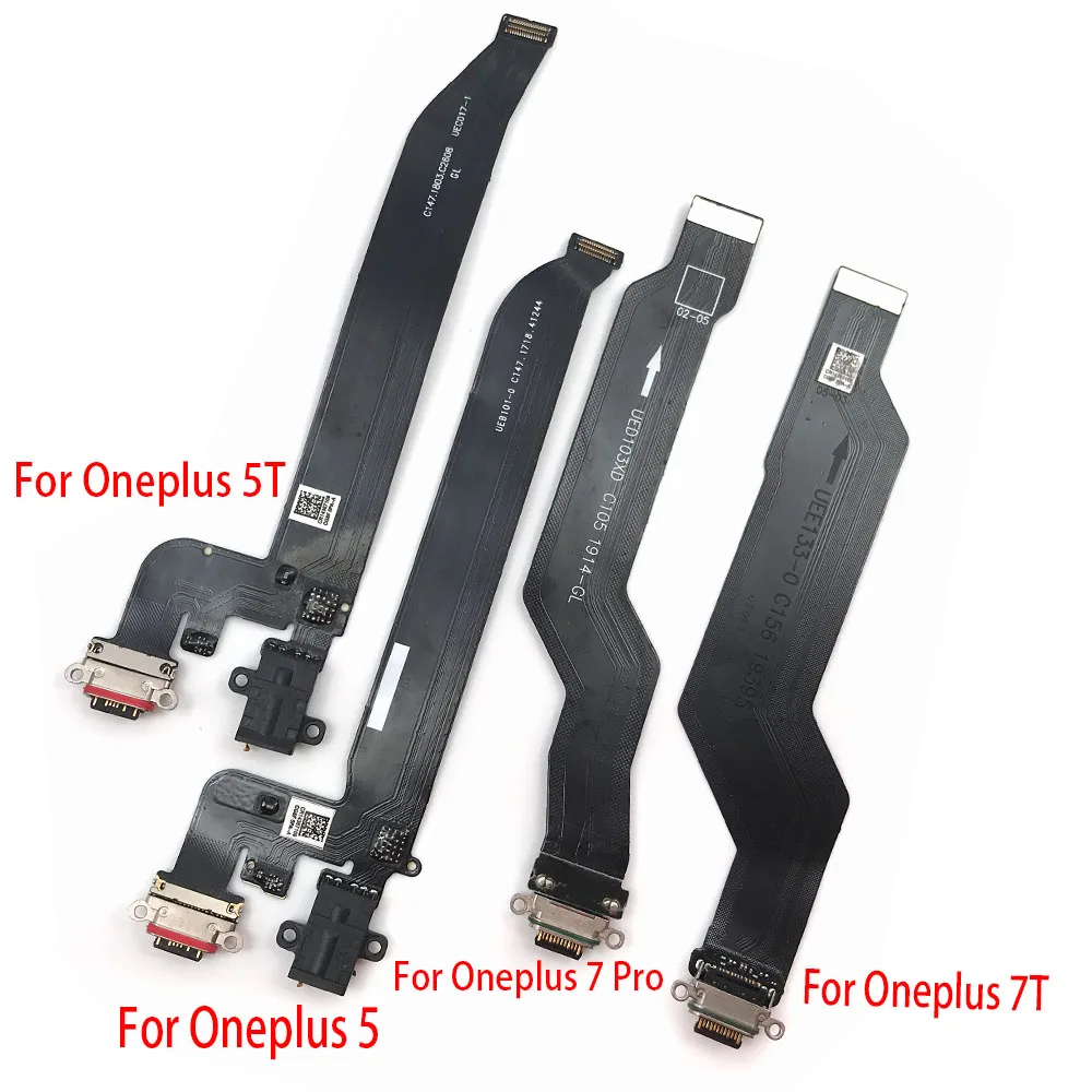 Новая плата для зарядки Oneplus 5 5T 6T 7 7T 8 Pro USB порт док станция разъем гибкий кабель