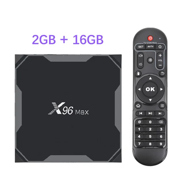 2GB 16GB TV Box X96 MAX Android 9,0 ТВ приставка DDR4 4 Гб 64 Гб четырехъядерный процессор Amlogic S905X2 2,4G и 5 ГГц Wifi 1000 м H.265 4 к смарт медиаплеер телеприставка - Цвет: 2GB 16GB TV Box