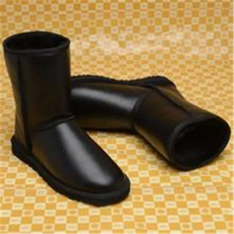 Женские зимние ботинки с металлическим леопардовым принтом большие