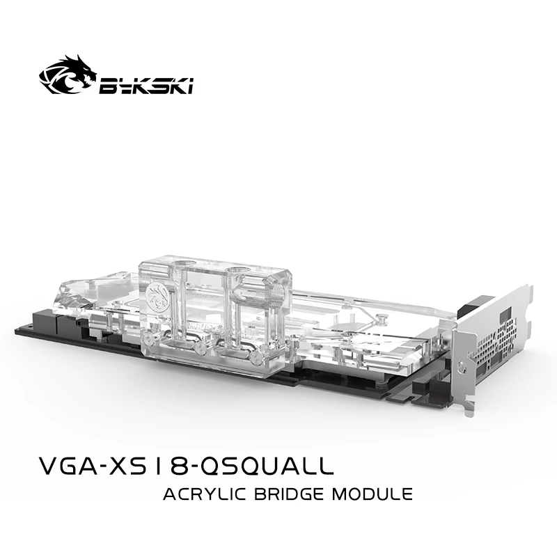 BYKSKI GPU Клеммная колодка для водного блока акриловый многофункциональный блок