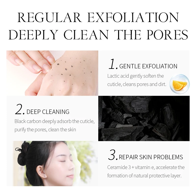 80 мл отшелушивающий лосьон для лица пилинг эмульсия скраб лак удаления