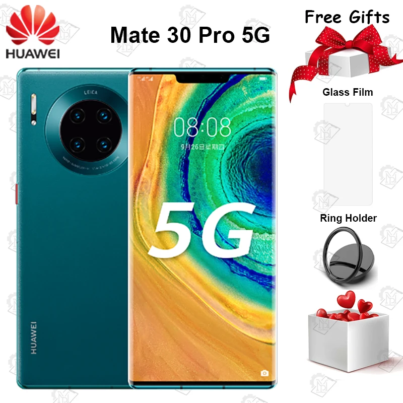Оригинальный смартфон Huawei Mate 30 Pro Φ 6 53 &quot8G + 128G Kirin 990 Android 10 Тройная камера 40 МП
