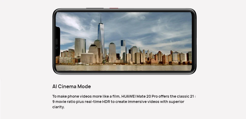 Мобильный телефон HuaWei mate 20 Pro 4G LTE Kirin 980 Android 9,0 6,3" 3120x1440 8 Гб ram 256 ГБ rom МП IP68 NFC
