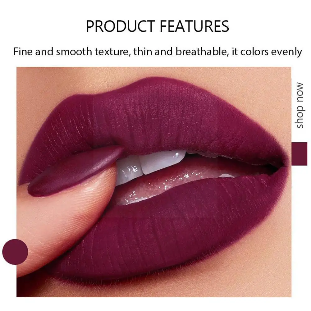 

Matte 5-color Lipstick Combination Matte Velvet Non-stick Lip Lip Cosmetics Makeup Gloss Moisturizing Cup V9N5