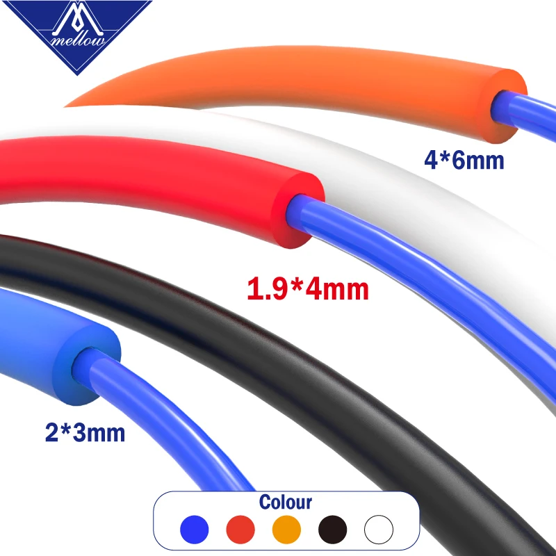 Мягкая тефлоновая трубка из ПТФЭ для 1 75 мм/3 0 мм TL Фидер Ender 3 Prusa I3 Bowden Hotend