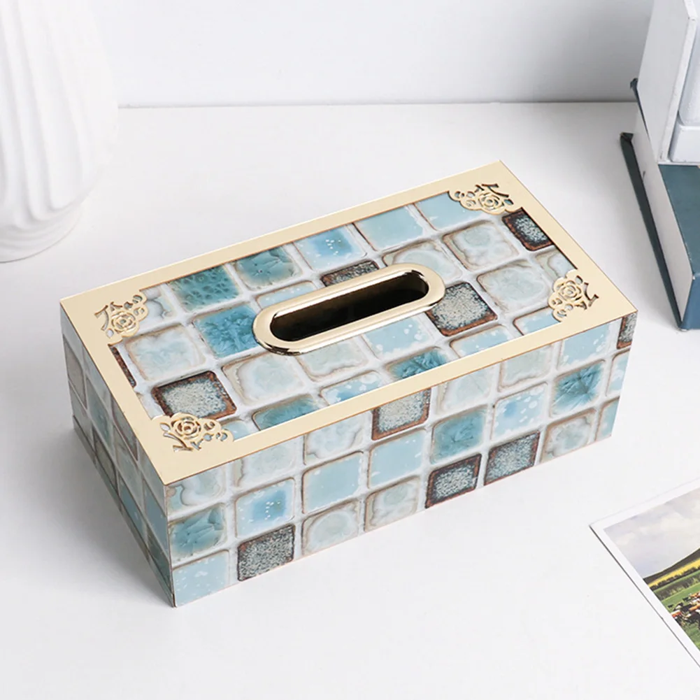 Деревянный держатель для салфеток в скандинавском стиле прямоугольный