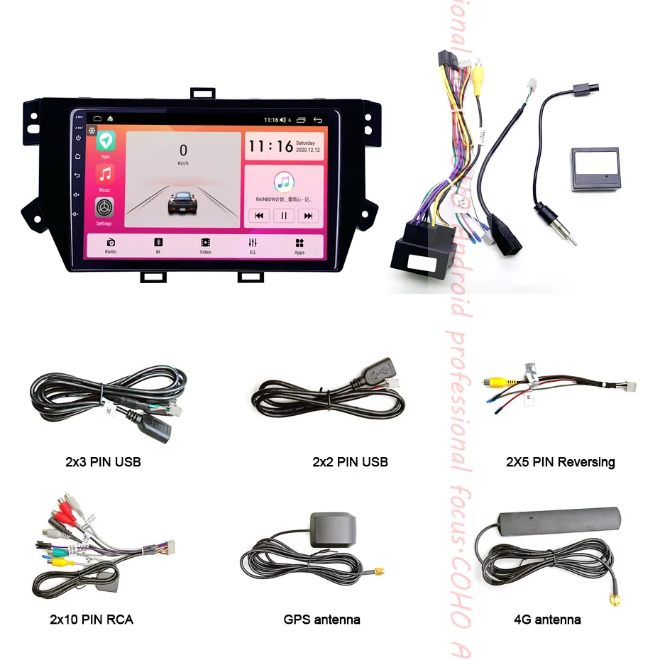 

COHO For Roewe RX8 2018-2019 Android 10.0 Octa Core 6+128G Car Multimedia Player Stereo Receiver Radio Cooling Fan