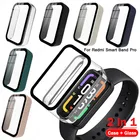 Стеклянный чехол для Redmi Smart Band pro, чехол для смарт-часов, аксессуары для смарт-часов, чехол-бампер из поликарбоната, стекло для Redmi Smart Band pro, защита экрана