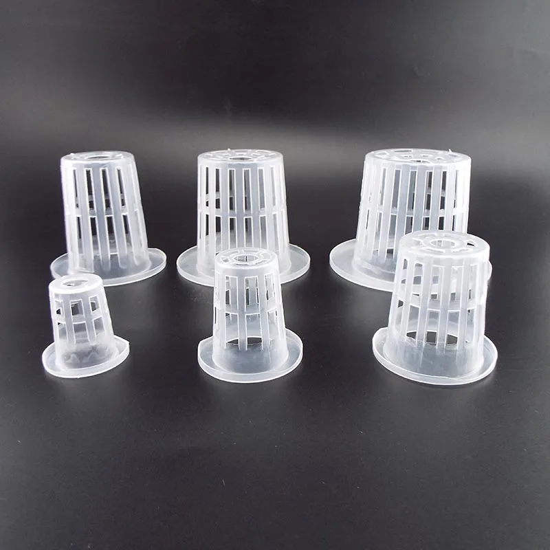 

10Pcs Plant Grow Pots Net Nursery Cup Hydroponic Colonization Mesh Plastic Basket Holder Aeroponic Vegetable Planting