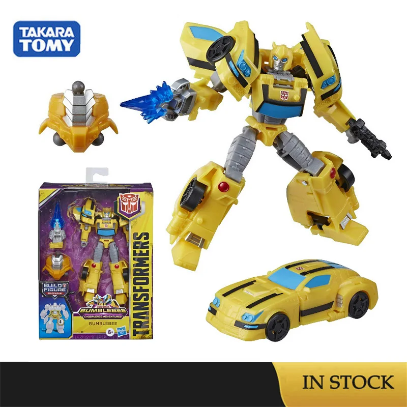 Трансформеры игрушки Cyberverse Deluxe Class Bumblebee фигурка робота трансформера