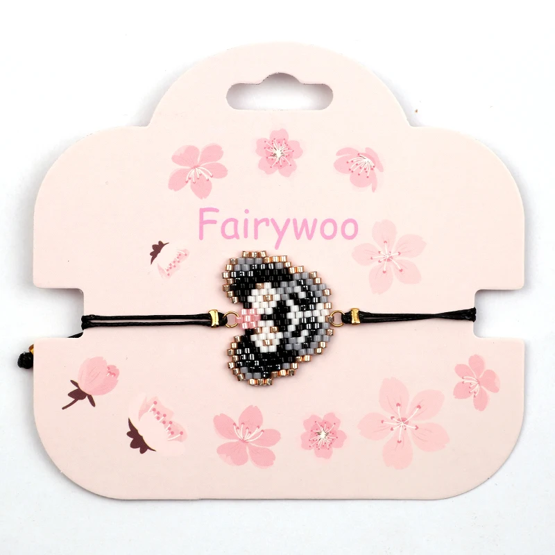 FAIRYWOO браслеты Собака ручной работы из бисера женские ювелирные изделия Ins