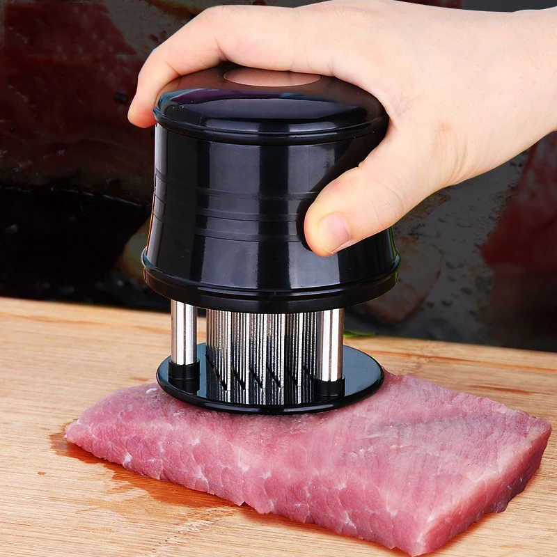 

КРУГЛЫЙ ШПИЛЬКА из нержавеющей стали для мяса, кухонный мясорубчатый нож для резки мяса, мяса в виде стейка, 56 пин