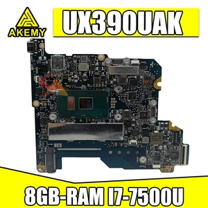 ux390uak laptop motherboard with 8gb ram i7 7500u for asus zenbook ux390uak ux390ua ux390u original mainboard free global shipping