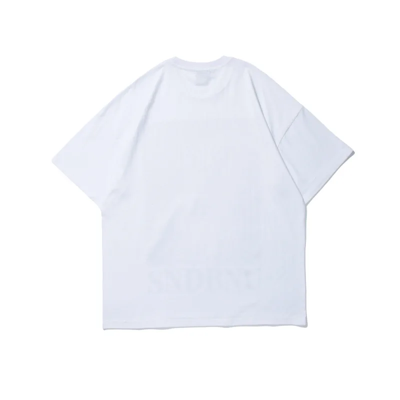 

SEVEYFAN 2021 Men's Fashion Angel Printed Tees Hip Hop Oversize Tees Summer Short Sleeve Cotton Tops for Male