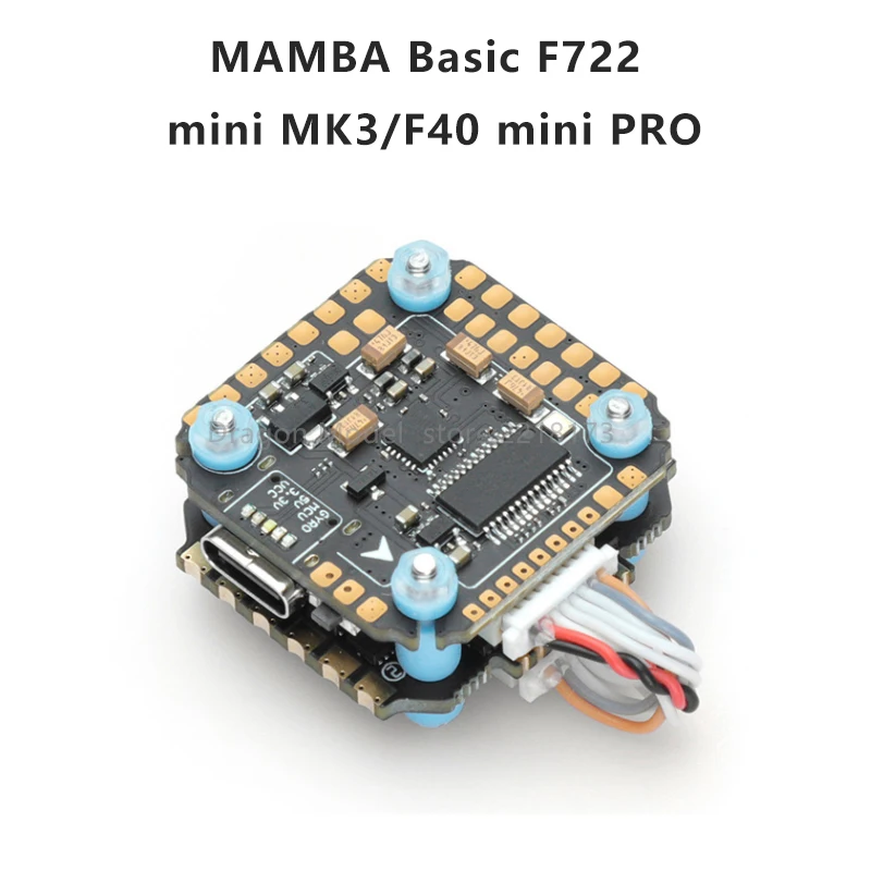 Diatone MAMBA Basic F722 MINI MK3 40A 6S 32 битный Контроллер полета Stack F7 FC ESC электронный
