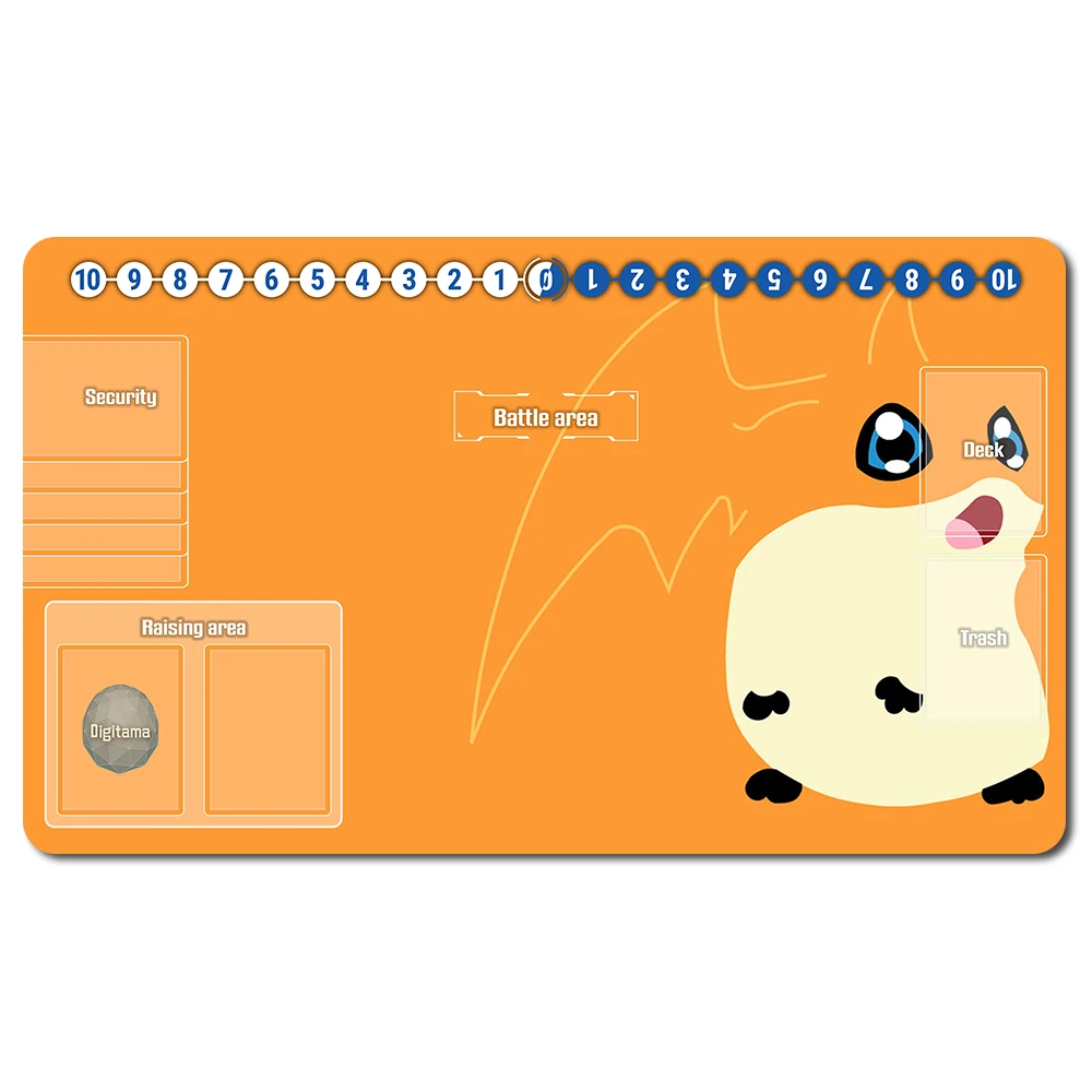 

701891 - Board Game DTCG Playmat Table Mat Size 60X35 cm Mousepad Play Mats Compatible for Digimon TCG CCG RPG