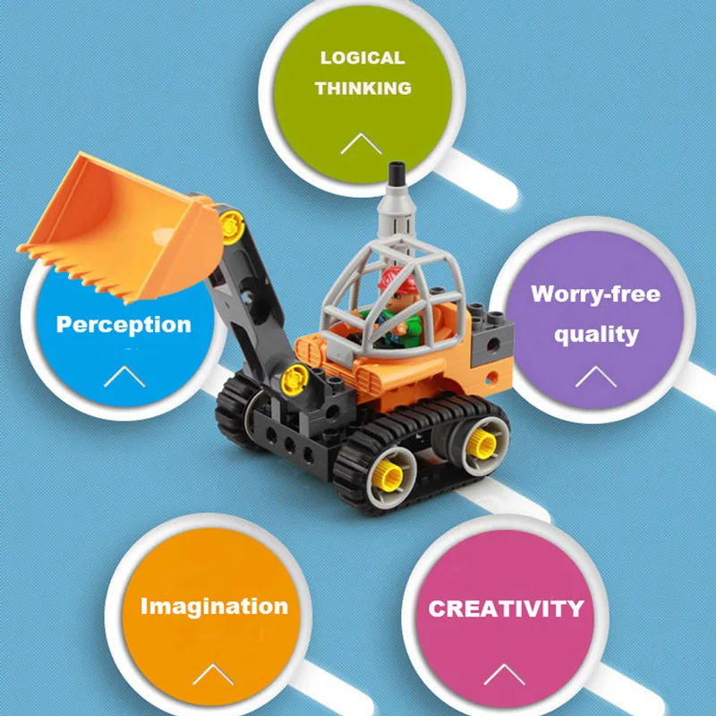 Город различные инженерные комплекты экскаватора Автобетоносмеситель Crabe Vehecles