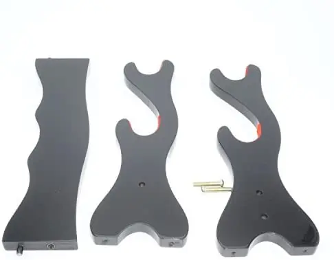 Подставка для меча черная лаковая отделка держатель самурая подставка