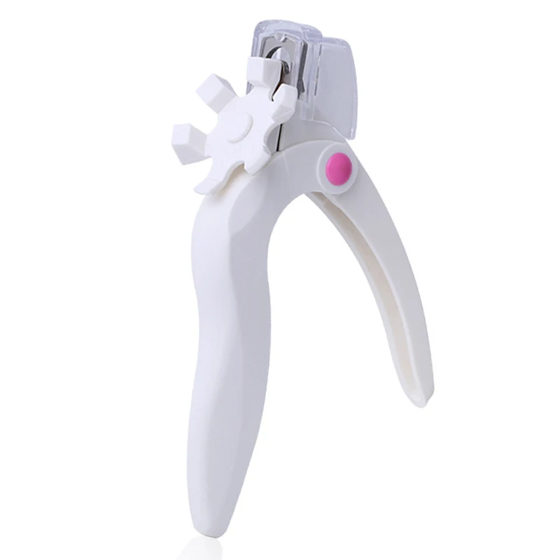 white nail clipper fake trimmer manicure clamp Special type U word Tools Cut False Nail Tips Edge Cutters Manicure tools | Красота и
