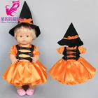 16-дюймовое платье в виде тыквы реборн для куклы 40 см, Nenuco Ropa y su Hermanita, кукла на Хэллоуин, шляпа, подарки