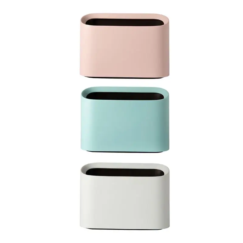 Мини Пластик мусорное ведро для мусора на столе стол мусорный ящик Офис корзины