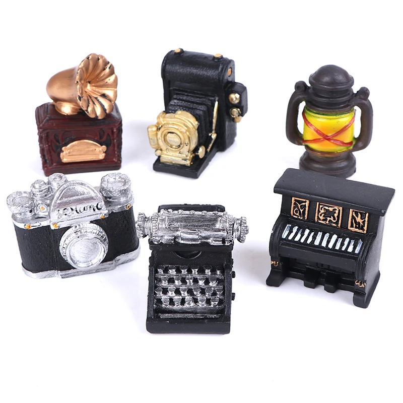 Моделирующая игрушка сделай сам в стиле ретро лампа с маслом пианино для камеры