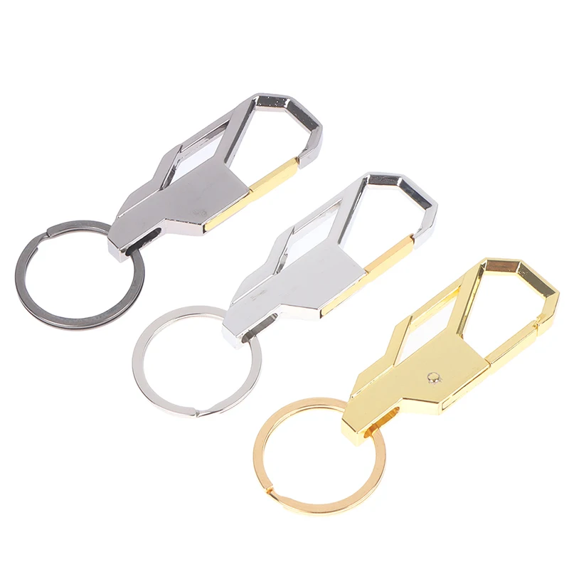 

Модный мужской брелок из нержавеющей стали, висячий деловой джентльменский брелок на пояс, лучший подарок ювелирный держатель ключей