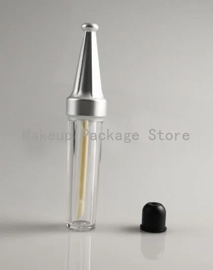 

10/30/50pcs Silver High Grade Beauty Mascara Tube, Makeup Eyelashes Cream Container, Clear Professional Beauty Lip Gloss Bottle