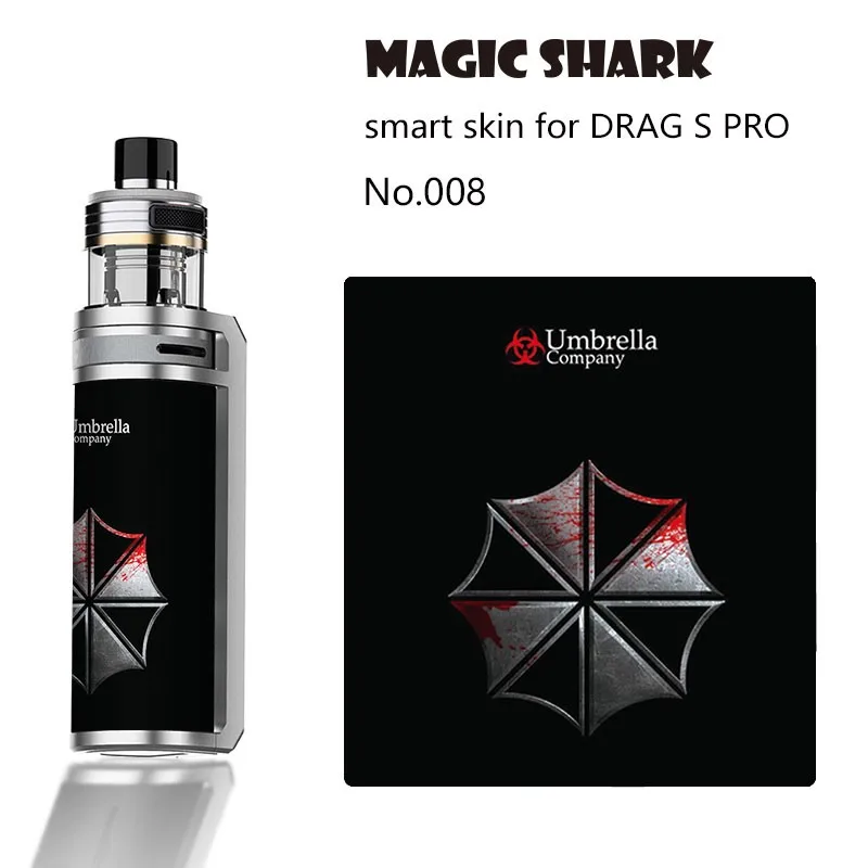 2.5D матовый деревянный лист череп зло крутая пленка Обложка для Voopoo Drag S Pro