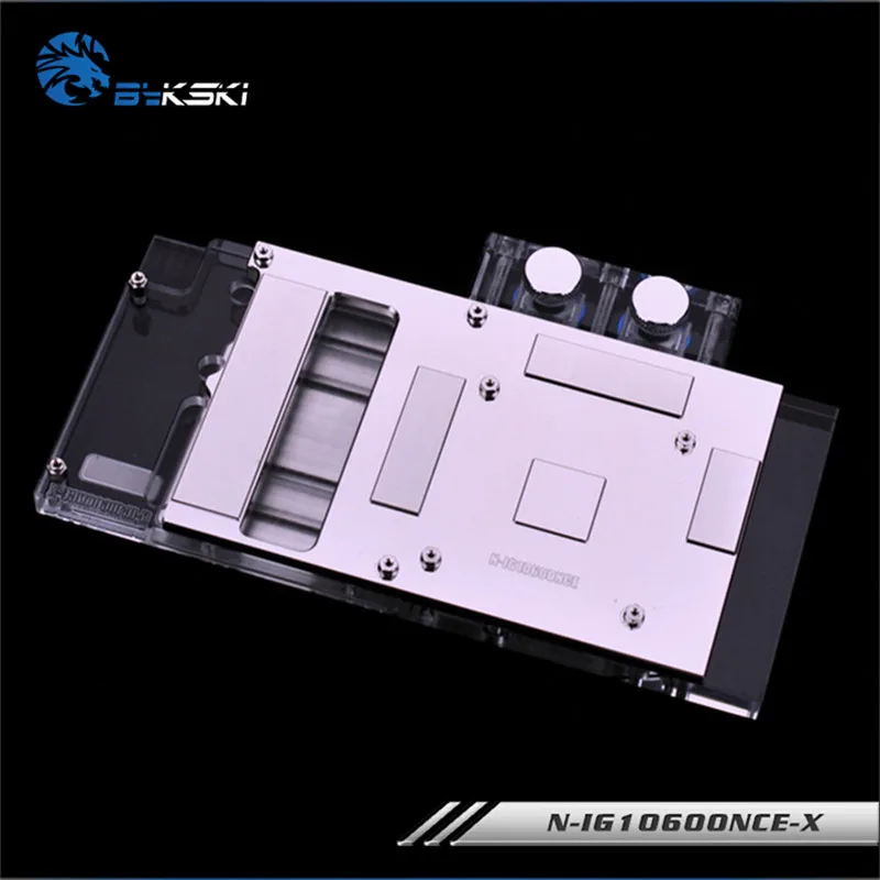 Водяной блок Bykski с полным покрытием графического процессора для цветной