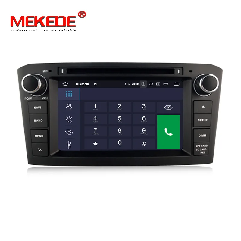 MEKEDE PX5 4G ram Android 9,0 Автомобильный DVD стерео Авто радио мультимедиа головное устройство для Toyota Avensis/T25 2003-2008 wifi RDS gps