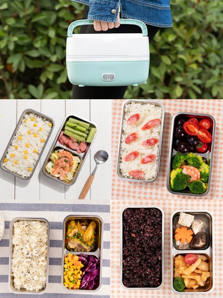 220 В бытовой Портативный электрическое отопление контейнер под элемент питания 2