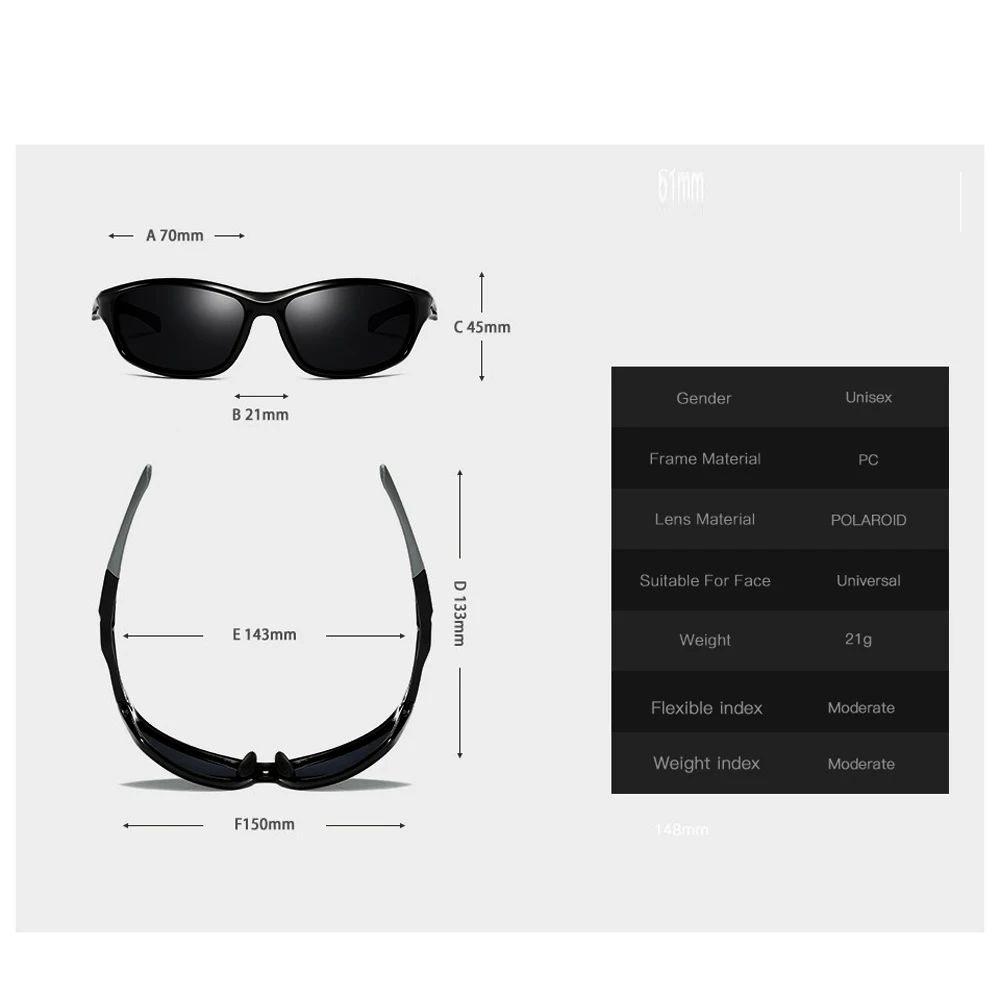 

High-end Rectangule Driver Sun Glasses Polarized Mirror Sunglasses Custom Made Myopia Minus Prescription Lens for Ladies-1 to -6