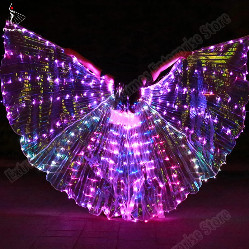 Новый светодиодный светильник Isis Wings бабочка с крыльями для взрослых танцев