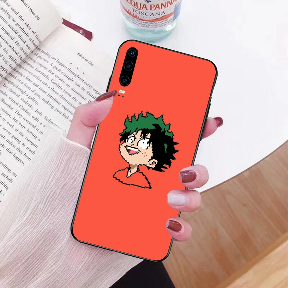 Чехол для телефона с аниме Мой герой Моя геройская Академия deku bakugou Huawei P9 10 lite P20 pro