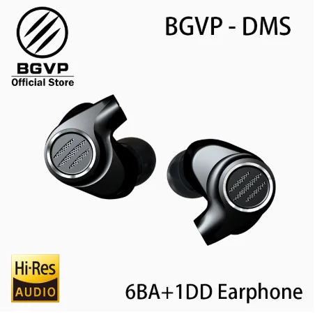 Гибридный аурикулярный элемент BGVP DMS HIFI с монитором nuevo 2019 6BA балансированный