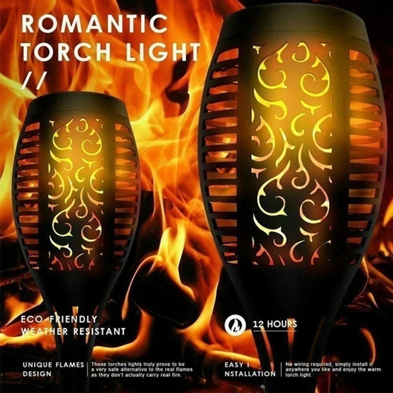 Уличный светодиодный фонарик на солнечной батарее водонепроницаемый