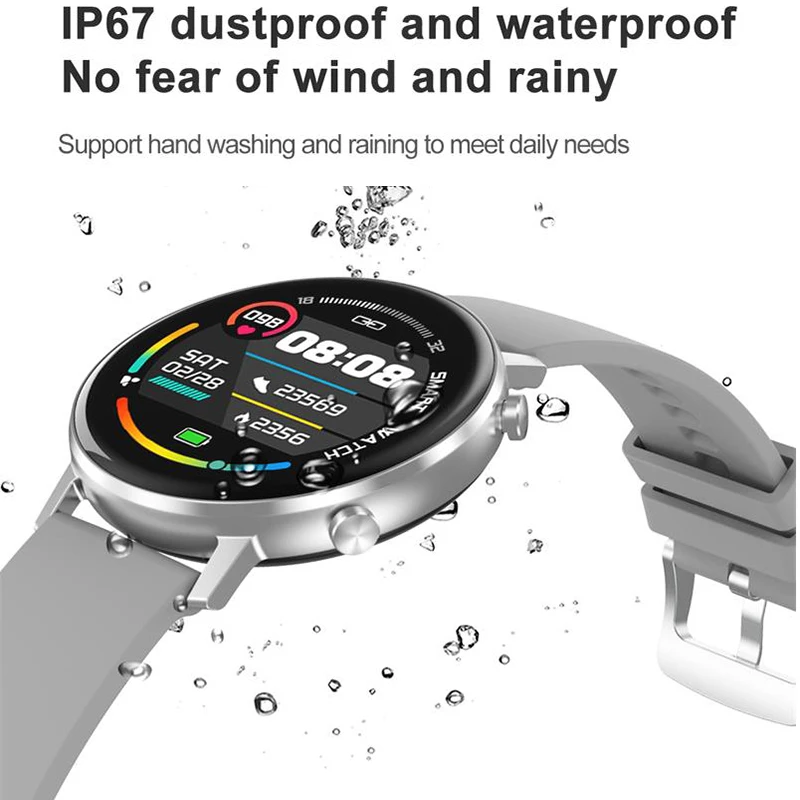 

New DT96 Smart Watch Heart Rate Blood Pressure Monitoring Fitness Tracker IP67 Waterproof Smartwatch For Android iOS Phone
