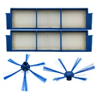 HEPA фильтр насадка на швабру для уборки из боковая щетка комплект для Philips FC8007 FC8792 FC8794 FC8796 пылесос запасная часть для Запчасти