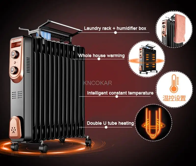 Домашний электрический обогреватель масла энергосберегающий защита от энергии