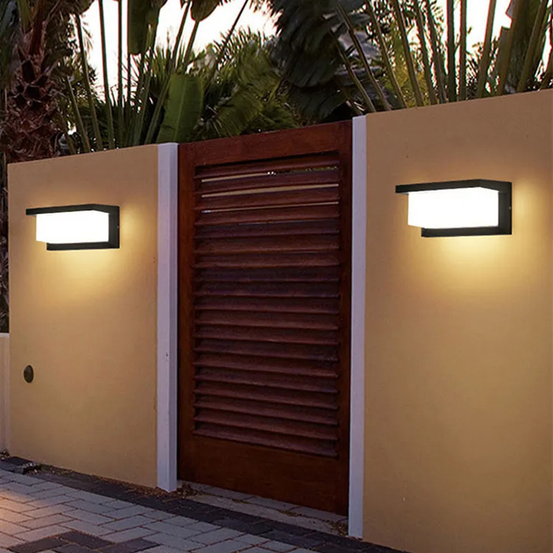 

Outdoor Waterproof LED Wall Lamp Creative Practical Corner Lights for Courtyard Garden Corridor