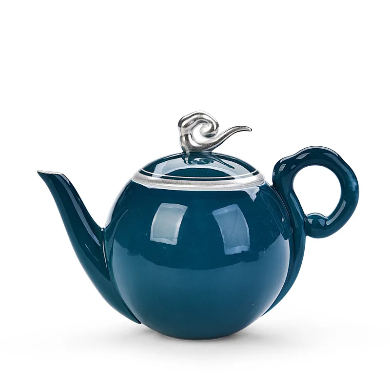 Керамика ручной работы японский агатовый глазурь позолоченный заварочный