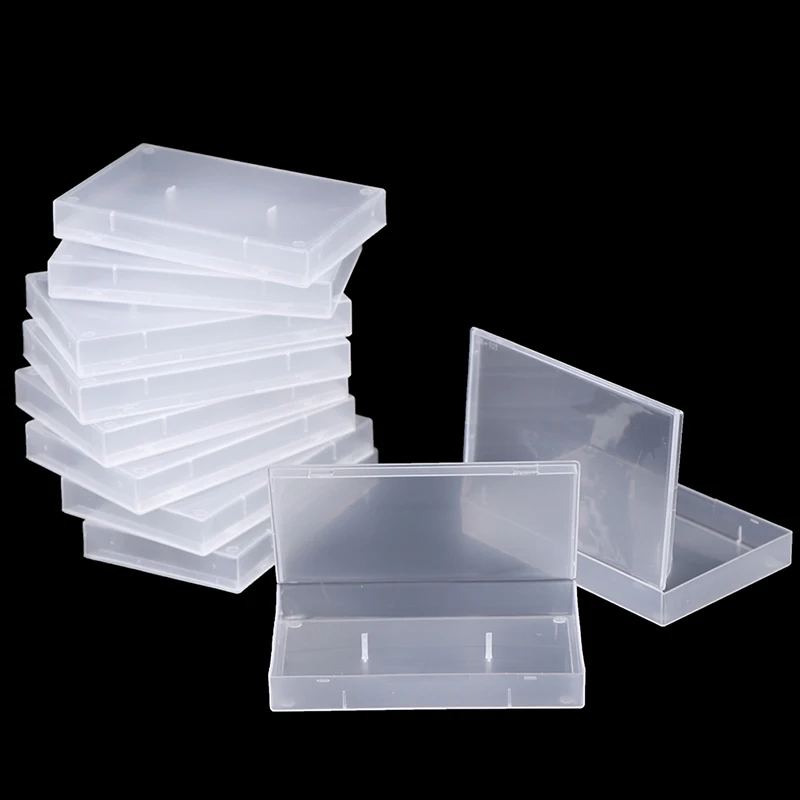 

10 шт. записывающих пустых кассет чехол для хранения звука пластиковая Пылезащитная фотография