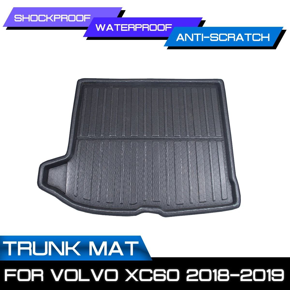 Для Volvo XC60 2018 2019 Автомобильный задний багажник коврик для багажника