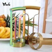 1pc stainless steel pineapple tool removing peel and core easy to use pineapple peeler cutter corer slicer kitchen tools
