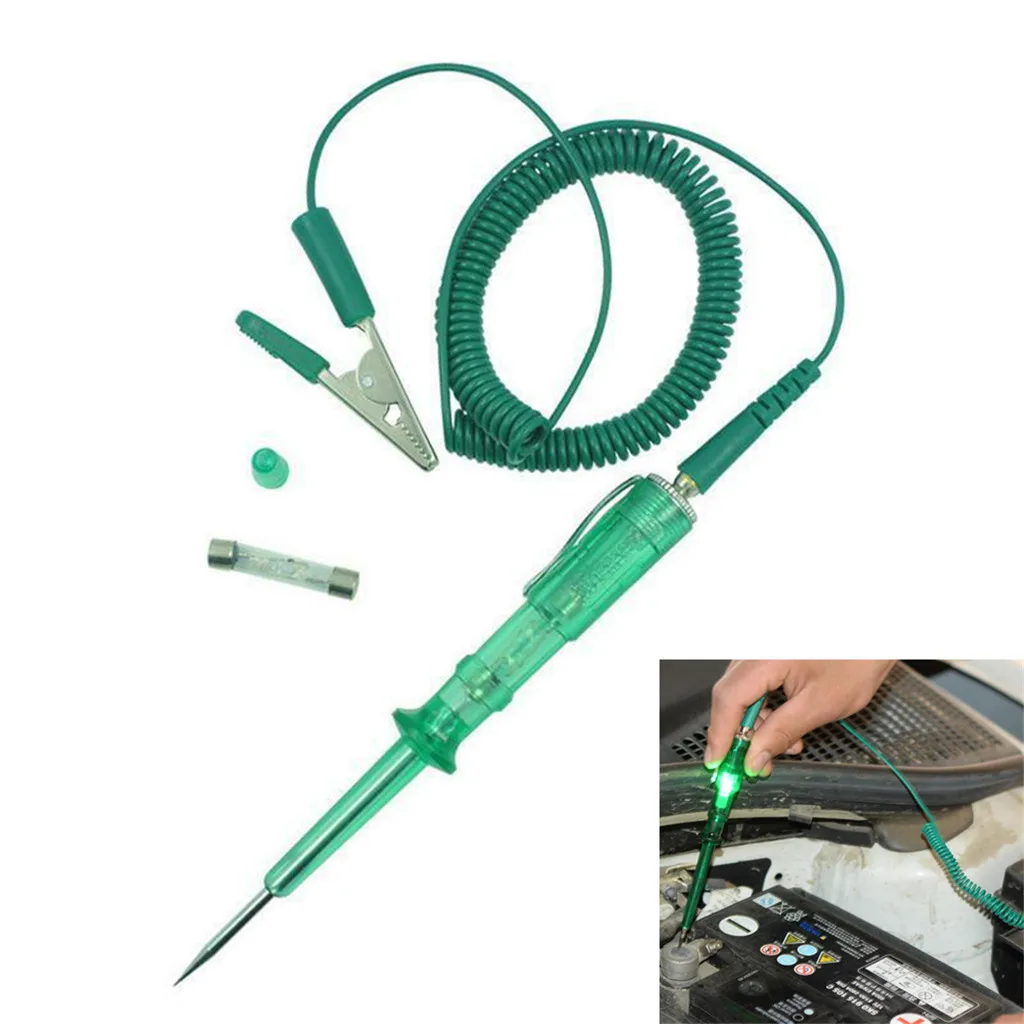 Тест-карандаш DC 6V/12V/24V для автомобиля грузовика мотоцикла напряжения цепи тест er